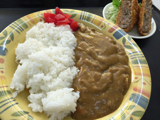 カレーライスとトンカツ