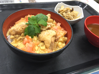 梅しそチキン丼