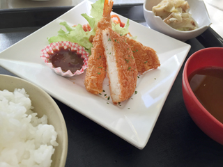 白身魚竜田南蛮ソース定食